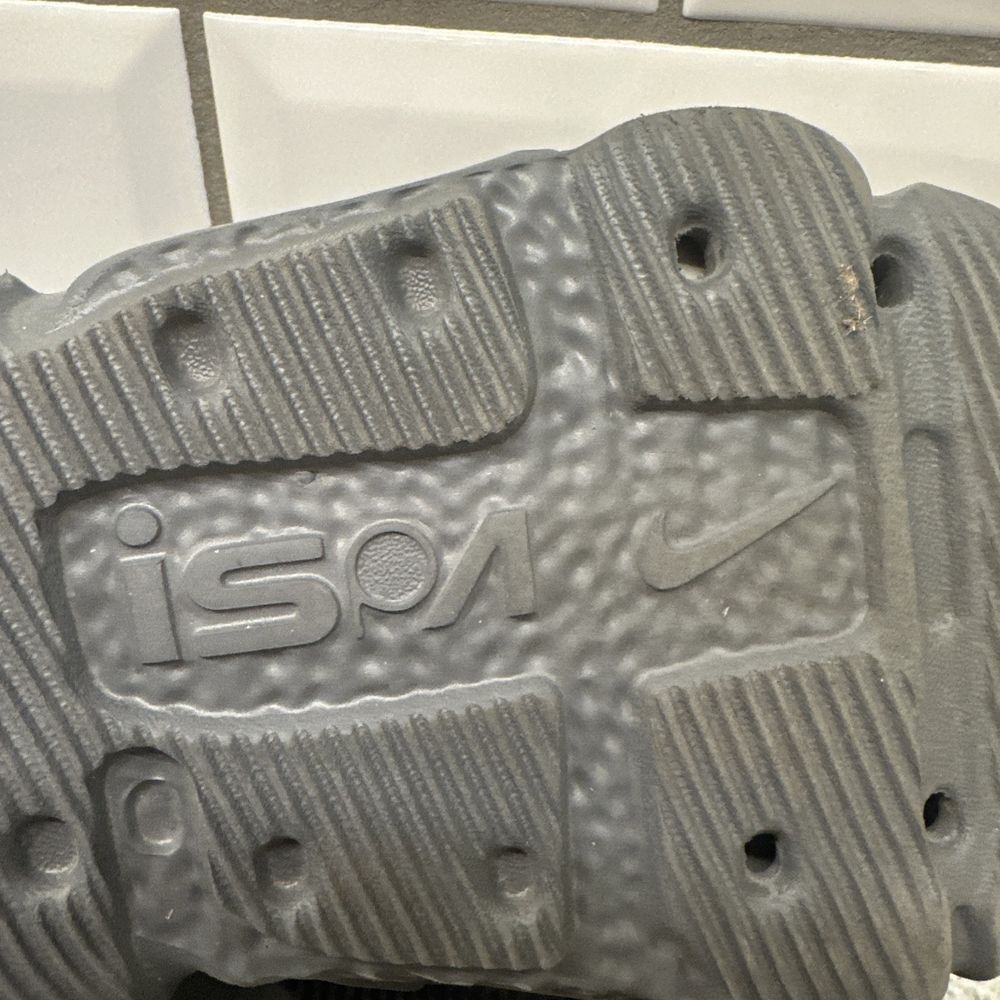 Nike Gray ispa sandals slides - Picture 7 of 11